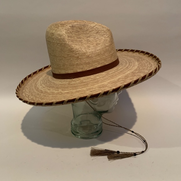 Atwood Cowboy Western Hat La Ranchera Hat Size 7 Horse Hair Tassel Chin Strap main image 13